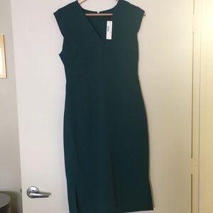 Green Jcrew dress NWT